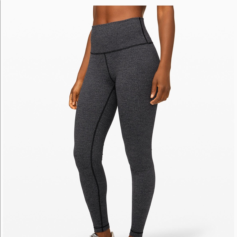 Lululemon Wunder Under herringbone 28” legging